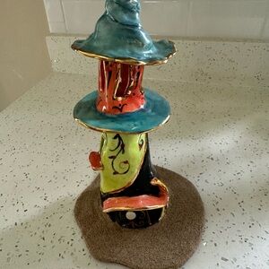 Fairy Colorful Ceramic Art Sculpture